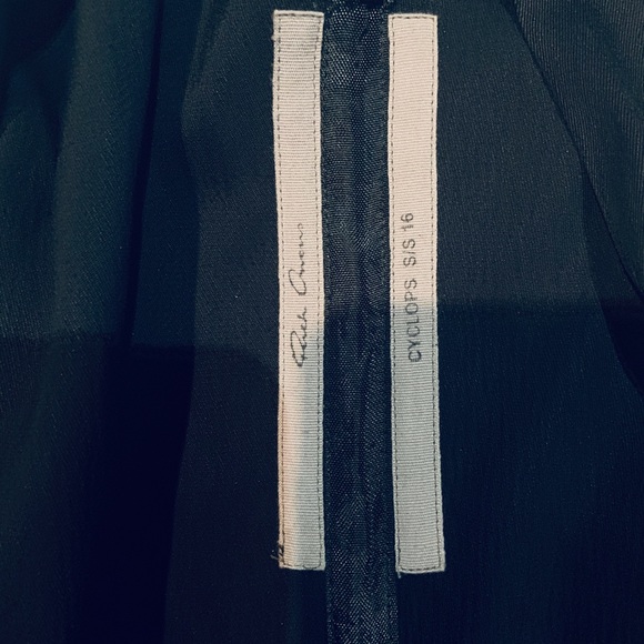 Rick Owens Crepe Long Black Dress size 4 - Picture 8 of 8